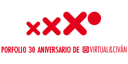 logotipo porfolio 30 aniversario de Virtual&Civán