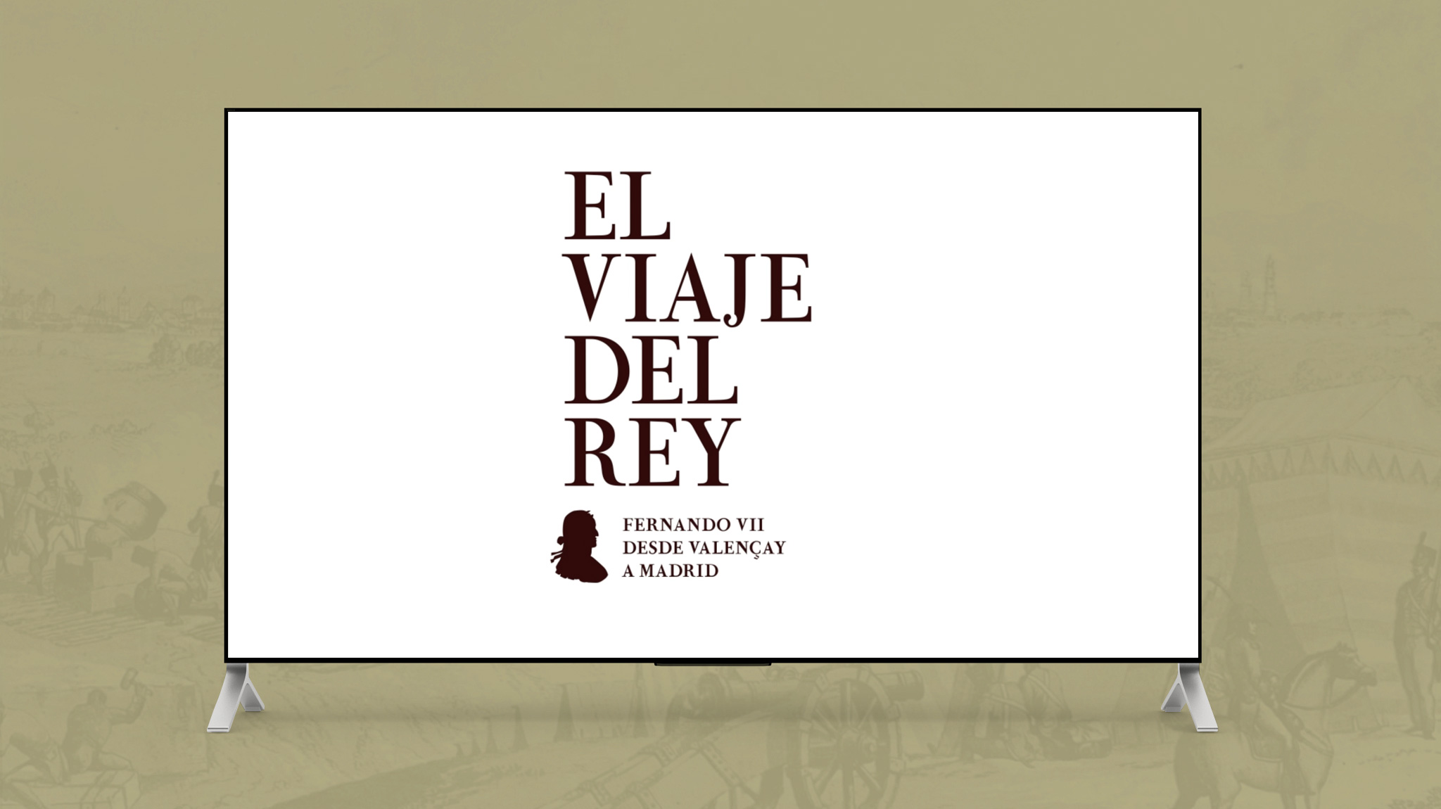 Realización audiovisual para museo sobre el viaje del rey Fernando séptimo desde Valençay a Madrid